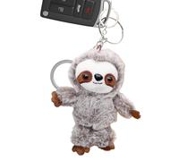 Plush Sloth Keychain Pendants | Adorable Business Bag for Keychain Keychain | Backpack Accessory Soft and Comfortable Key Charm for Birth Family Friends