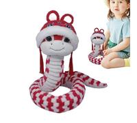 Plush Snake for the Year of the Snake Being - Cute Plush Snake Mascot as Decoration for Chinese New Year 2025 | Plush Snake Toy for Moon New Year for Family, Friends, Home