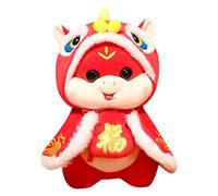 Plush Snake Mascot, Chinese Snake Mascot, Cute Plush Chinese Snake Mascot Plush Toy | Soft Plush Pillow for Home, Chinese New Year, for Nursery, Dorm