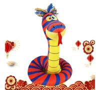 Plush Snake - Soft Snake Plush | Snake Plush Animal Plush Toy Snake with Sound Plush | Chinese New Year Mascot Doll Home Centerpiece Living Room