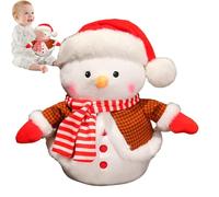 Plush Snowman, Animated Snowman, Holiday Plush Snowman Plush Toy | Adorable Plush Collectable Plush Animal Plush Toy for Desk Decorations