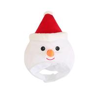Plush Snowman Christmas Hat Festives Winter Warm Headwear For Adults And Kids Comfortable Cotton Headgear Accessories Christmas Santa Hat
