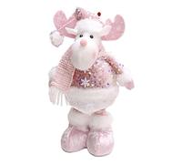 Plush Snowman Retractable - Stuffed Gnome Figure, Adorable Plush Christmas Decoration | Kitchen Window Door Display Stand Floor Indoor Table Decoration