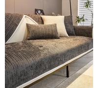 Plush Sofa Cover Non Slip L Shaped Couch Protector Universal Throw for Stain Resistance & Comfort Perfect Blanket for Living Room Seating Area