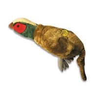 Plush Soft Bird Migrator Dog Puppy Real Life Squeak Toy Working Dog Training Toy (Pheasant, Large)