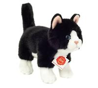 Plush Soft Toy Black & White Cat Teddy Hermann Children Kitten Lover Gift 91820