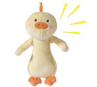 Plush Squeakers for Babies, Rattity - Cute Animal Shaker Toy - Soft Sensory Grip Shaker, Cute Rabbit Bear Duck Grip Shape for Babies