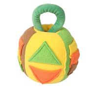 Plush Squeaky Ball Dog Toys, Cute Puzzle Brain Training Soft Stuffed Balls Snuffle Toy Interactive Play Treat Dispenser for Dogs Stress Relief