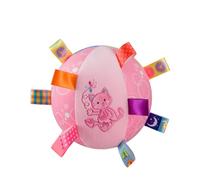 Plush Squeaky Dog Toy Ball Interactive Treat Dispenser for Boredom Relief，pink 2