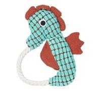 Plush Squeaky Dog Toys - Indestructible Pet Plaything, Tough Squeaky Plush | Heavy Duty Cotton Rope Tug, Long Lasting Crinkle Chew For Aggressive Chewers, Engaging Fetch Play For All Breeds