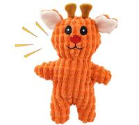 Plush Squeaky Dog Toys | Plush Animal Dog Squeakers - Puppy Interactive Toys for Boredom Relief, Heavy-Duty Chewing, Training Rewards