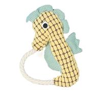 Plush Squeaky Dog Toys, Sea Animal Chewing Plush, Cotton Rope Interactive Game, Crinkle Paper Design Aggressive Chewers, Pet Entertaining Doll For Playtime, 7.48x9.84 Inch