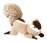 Plush Squeaky Squirrel Dog Toy Soft Cuddly Fetch and Tug Pet Toy 24cm For Puppy