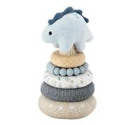 Plush Stacking Rings Soft Plush Sensory Developmental Educational | Kids Stacking Ring Tower Toys for Playroom Daycare Preschool Kindergarten Classroom Living Room Travel Indoor Outdoor