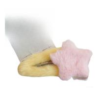 Plush Star Hair Clip Soft BB Pin Cute(B)
