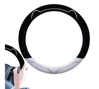 Plush Steering Wheel Cover | Comfortable Aesthetics - Thick Plush Steering Wheel Cover for Vehicles for Long Trips Shuttle Travel Adventure Minivan Sedan Trucks