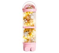Plush Storage Box Tube, Toy Organiser, Transparent Tube Organiser, Space-saving Storage, Specially Designed Stuffed Toys for Use in the Bedroom and Living Room