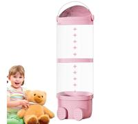 Plush Storage Tube, Plush Animal Tube, Pet Support Tube | Transparent Pet Tower, Large Organizer with LED Lights, Room Decoration