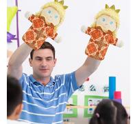 Plush Story Puppets, Fairy Tale Hand Puppets Set, Character Toys with Soft Fabric, Interactive Learning Playset, Puppet Theatre with Classic Design, Educational Toy for Preschool Home