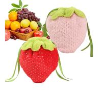 Plush Strawberry Candy Bags | Holiday Strawberry Shape Goodies Storage Pouch | Multifunctional Party Decoration Candy Bag For Friends, Customers, Colleagues, Kid
