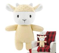 Plush Stuffed Animals, Soft Hugging Doll, Crocheted 3D Cute Stuffed Toy with Huggable Design, Family Colleagues Gift, Children Birthday Festival Home Travel New Year Bedroom Decor