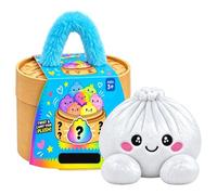 Plush Stuffed Dumpling Squishies, Cute Dumpling Pillow with Steamer Blind, Giant Plush Squishy Bao Bun Box Squeeze Plushie, Soft Christmas Dumplings Mystery Fidget Toys for Adults Anxiety Relief