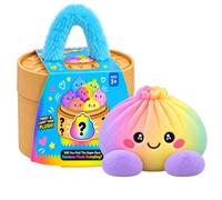 Plush Stuffed Dumpling Squishies, Cute Dumpling Pillow with Steamer Blind, Giant Plush Squishy Bao Bun Box Squeeze Plushie, Soft Christmas Dumplings Mystery Fidget Toys for Adults Anxiety Relief