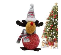 Plush Stuffed Reindeer - Christmas Deer Decorations Plush Animals Plush Elk, Tenacious Reindeer Plush, Plush Dolls Table Decorations for Holiday Decorations
