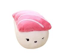 Plush Sushi Toy - Lifelike Fried Egg, Tuna, Soft Cushion for Bed, Sofa, Car Decoration, Unique Japanese Food Gift, 16 Cm