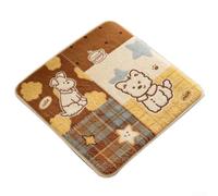 Plush Thickened Seat Pad With Evenly Distributed Silicone Grip Points For Stable Performance On Office And Chairs(E)