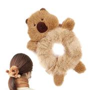 Plush Tie Accessories - Fuzzy Animal Clips, Capybara Hair Clip, Sturdy Grip Clamp, Special Style Decoration | Long-lasting Headwear Piece For Thick, Thin Locks, Cute Design, Women