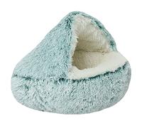 Plush Tiny For House Half Close Breathable Warm-keeping Soft Pet Bag 15/19 In Wind Proof Comfortable Puppy Houses For Winter Soft Anti Slip