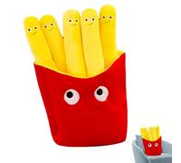Plush Toy 11.8 Inch Funny French Fries Soft Funny Stuffed Toy Cartoon Simulation Fries Pillow Plushies Festival Decor for Sofa Cushion Birthday Gift for Girls, plushies
