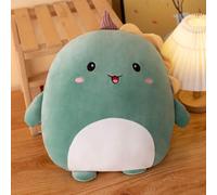 Plush Toy 30 cm Cartoon Pillow, Soft Stuffed Animal Cushion for Bed, Sofa, Washable, Cute Plush Throw Pillow for Children Adults (7) Wolf Set Two Pieces (Mint Green, 40 cm)