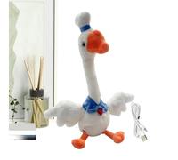 Plush Toy - 34 cm Soft Rechargeable Talking Singer Dancer Adjustable, Interactive Talking Plush Toy | Gift for Children and Girls Birthday Room Car
