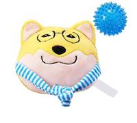 Plush Toy, Chew Toy, Stimulating Squeaky, Soft Interactive Squeaky with Integrated Ball, Promotes Health and Safe, Ideal for Indoor Games and Daily Fun for Little B