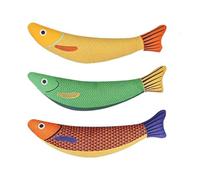 Plush Toy for Cat | Pet Cat Fish Toys with Catnip - Pet Animals Exerciser, Crinkle Sound Teeth Cleaning Solution for Living Room, Bedroom, Garden, Backyard