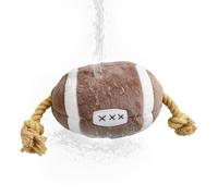 Plush Toy for Dogs - Interactive Soft Plush | Interactive Toy for Dogs in the Design of a Sports Ball with Cotton Rope | For Teething Playing, Against Boredom, Pulling and Being