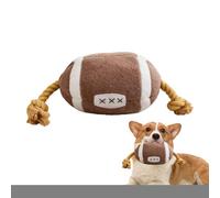 Plush Toy for Dogs, Interactive Soft Plush Sports Balls Design Interactive Dog Toy with Cotton Rope for Playing, Pulling & Against Boredom in the House