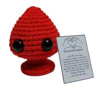 Plush Toy - Gift | Hook | Positive | Inspirational Hold Crochet Doll | Emotional Crochet Support