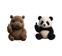 Plush Toy,Japanese Decor Good Behaviour Decorations for Living Room Humour Home Decor Living Room Middle Finger Cute Plush Soft Toys for Kids Girls Good Behaviour Decorative Artificial Plants