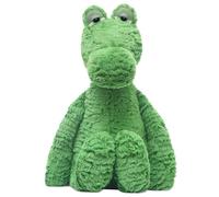 Plush Toy John the Crocodile Doll - Soft Stuffed Green Alligator Plush Toy for Girls | Cute Cartoon Cuddle Pillow for Sleeping and Comfort