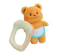 Plush Toy Lovely Bear Plushie Pillow Soft Short Plush Comfortable Lovely For Home Offices Car Decoration