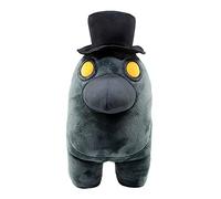 Plush Toy Official Product of Among Us Characters Accessories - Black with top hat - Super Soft Quality
