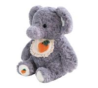 Plush Toy, Soft PP Cotton Material | Shy Bear And Small Eleven-Inch Elephant, 0.49 Pounds, Soothing Animal To Cuddle, Offers Comforting Pillow For Birthday
