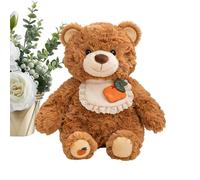 Plush Toy, Soft PP Cotton Material | Shy Bear And Small Eleven-Inch Elephant, 0.49 Pounds, Soothing Animal To Cuddle, Offers Comforting Pillow For Birthday