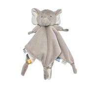 Plush Toy Soothing Blanket Featuring Cartoon Animals and Ribbons for Soothing Sleep and Sensory Motor Development Newborns Blanket