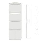 Plush Toy Storage - Folding Over-Door Organizer, Toy Holder with Mesh Hammock Bag, Animals Stuffy Bags, Nursery Bins, Bedroom Wall Hanging Storage, Kids Room Organizers