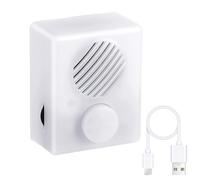 Plush Toy Voice Recorder - White Recordable Audio Device, Messages and Music | Stuffed Toy Module for Doll Pillows, Interactive, Entertaining, Educational Gift Inserts for Individual