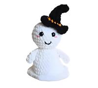 Plush Toy With Witch Cap. Plush Toy， Hat Set Off To Explore The World And Ornament (White, One Size)